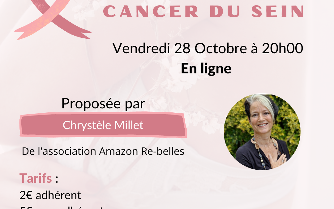 Conférence en ligne – sensibilisation cancer du sein
