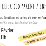 PEB40 Atelier duo parent/enfant "Des outils pour libérer mes émotions et celles de mon enfant"