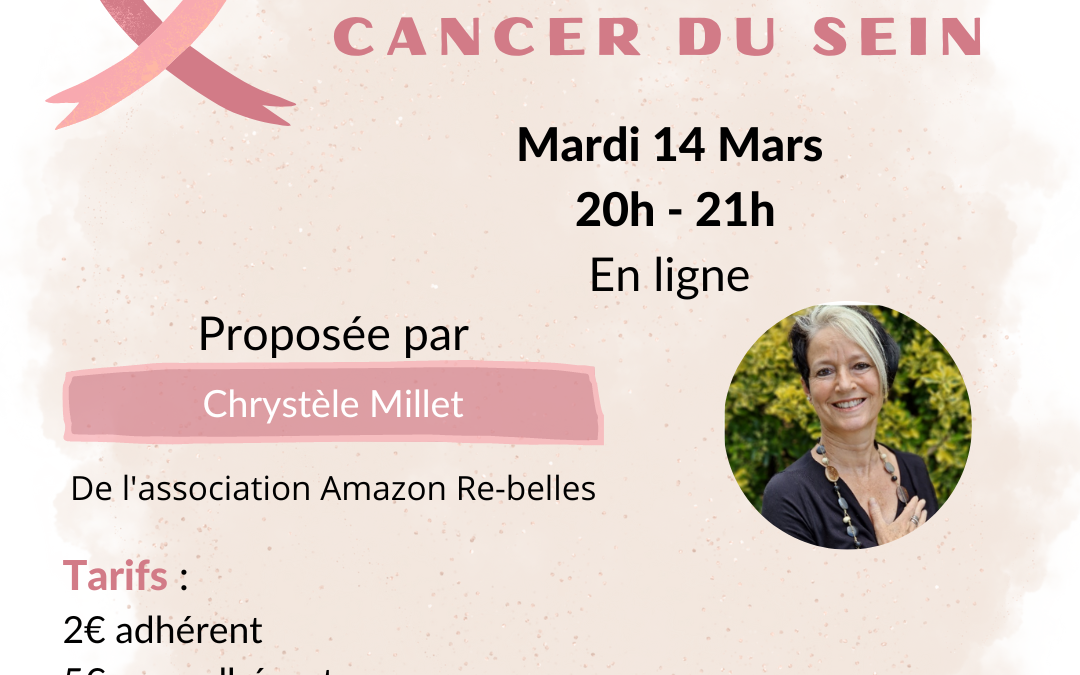 PEB40- Conférence en ligne “Sensibilisation cancer du sein”