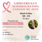 PEB40- Conférence en ligne "Sensibilisation cancer du sein"